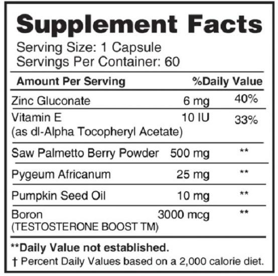 Earths Creation Prostate Plus Saw Palmetto - 60 Caps