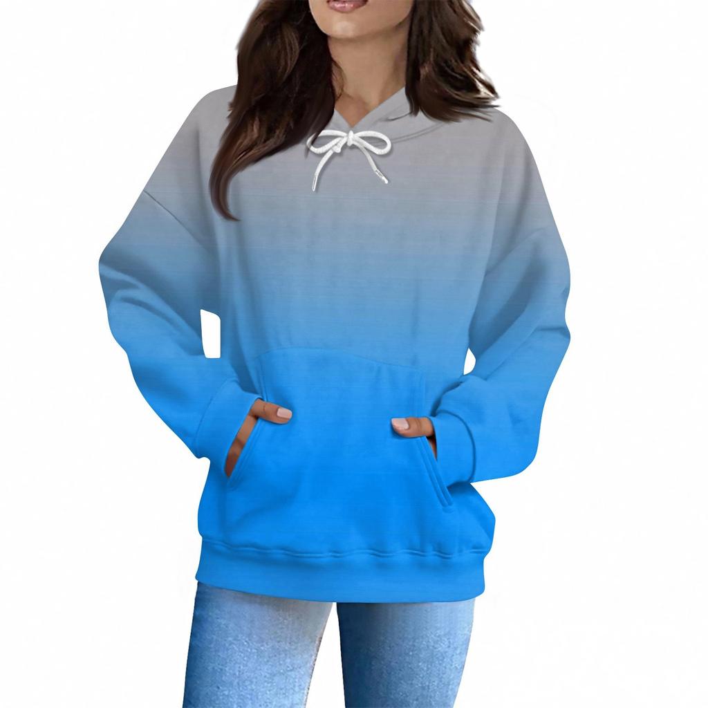 Women's Fashion Daily  Casual V-Neck Long Sleeve Printed Top