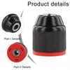 Self Locking Ratchet Keyless Drill Chuck for Electric Drills 038 24UNF Thread