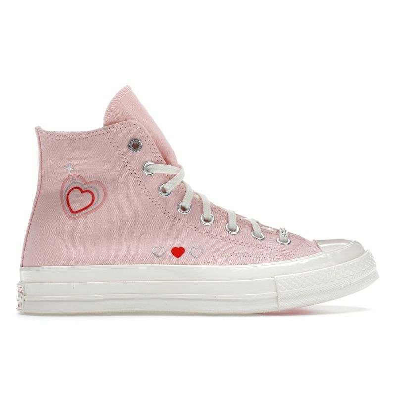 

Converse Chuck 70 Hi Top Canvas Shoes Pink A09113C 35