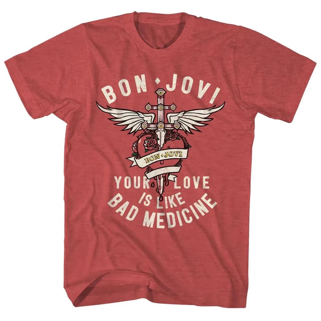 Bon Jovi Classic Band Photo Vintage T-Shirt | Rock Music Streetwear Tee
