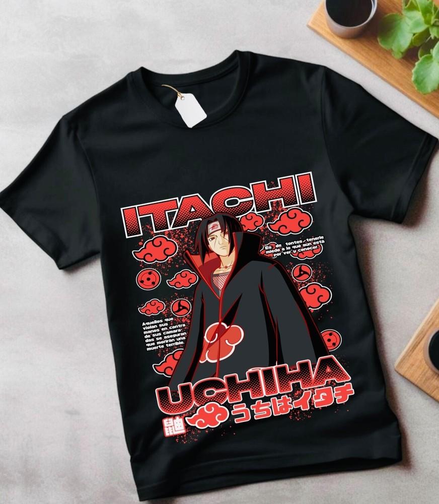Itachi Uchiha T-Shirt Naruto Shippuden Japanese Anime Manga Style Shirt Gift