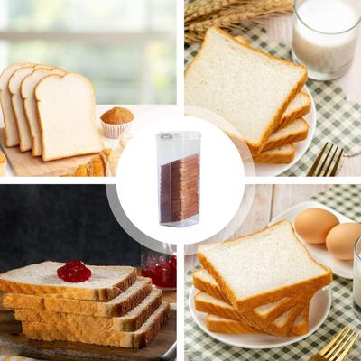 Bread Loaf Container Clear Airtight Bread Box with Lid Fresh Sandwich Bread Storage Container Tall Bread Saver For Kitchen