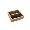 Square Organizer Two Chambers Oak