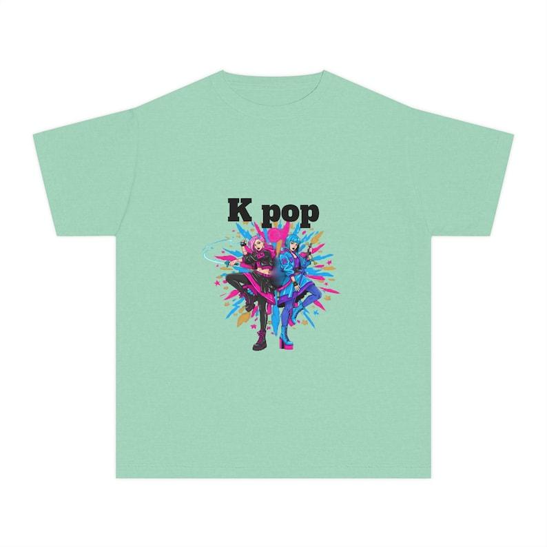 K pop  demo n hunters Youth Midweight Tee 130