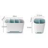 Bathroom Toothbrush Holder Dressing Table Cosmetics Storage Rack Plastic Electric Toothbrush Toothpaste Razor Holder Organizer