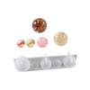 20 25 30 35 40mm 5-Cavity Sphere Molds for Resin Round Ball Resin Mold Silicone Orbs Mold for Jewellery Making