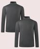 ARMEDES [2Pack] Men'S Brushed Regular Fit Turtleneck T-Shirt Ar-43 (3 Colors)
