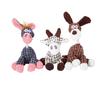 Stuffed Donkey Pet Dog Toy Bite Resistant Teeth Stuffed Toy with Bb Bark 2026