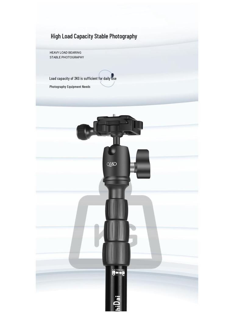 8 Lightweight Mini Portable Tripod for DSLR/Mirrorless Cameras & Phones - Ideal for Selfies & Live Videos