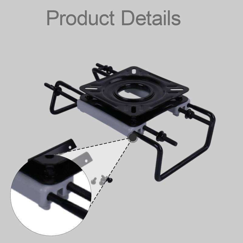 Heavy Duty Boat Seat Swivel Base Adjustable Rotating Chair Platform for Marine Seat Protection