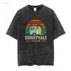 Vintage Rv Boys Sunnyvale Trailer Park National Pa Large Capacity Backpack Print Backpacks Vintage Washed Soft Unisex Fashion