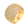 Vnox Oversize Statement Ring for Women Girls, Full CZ Cubic Zirconia Stones Bling Ring, Luxury Jewelry