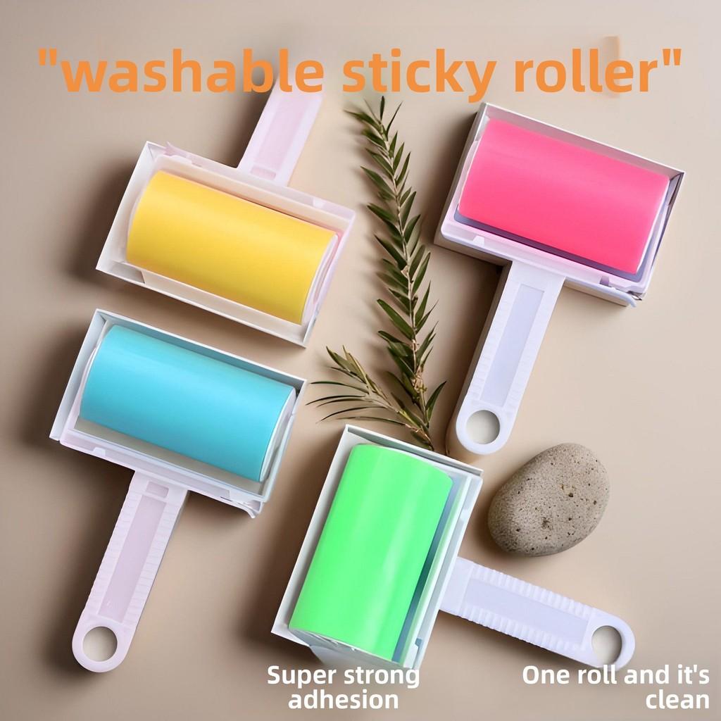 Lint Roller With Cover For Clothes And Upholstery Removal In Home Use