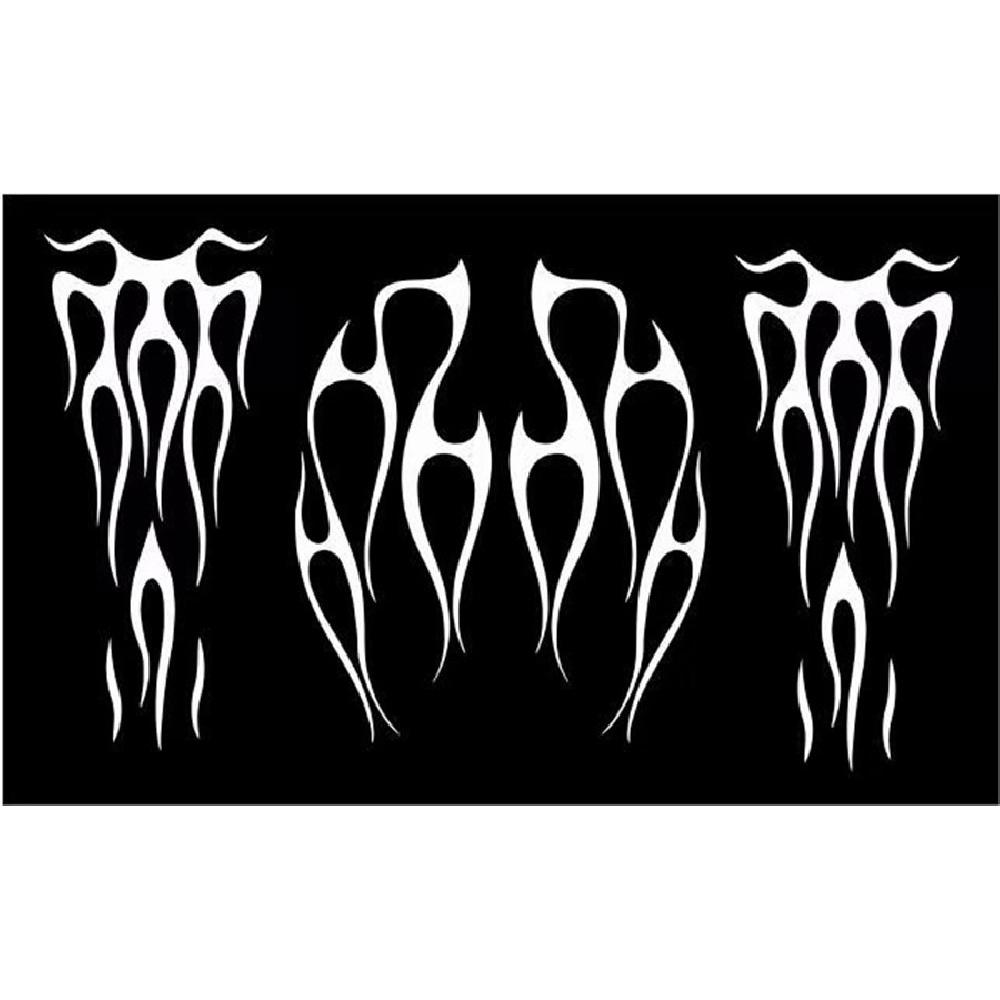 

Motorcycle Flame Gas Tank & Fender Waterproof Vinyl Decals Decoration Sticker