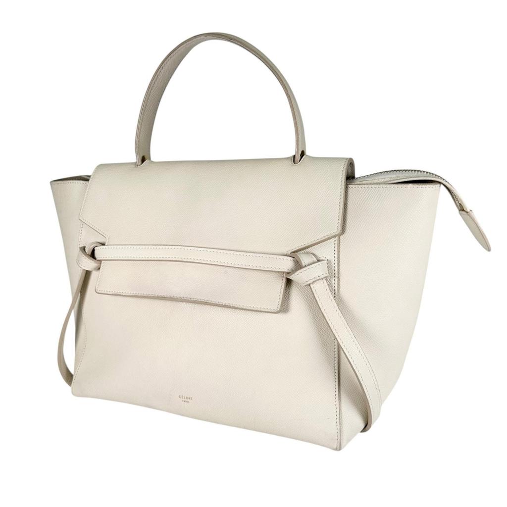 CELINE Belt bag Handbag Ivory Women used