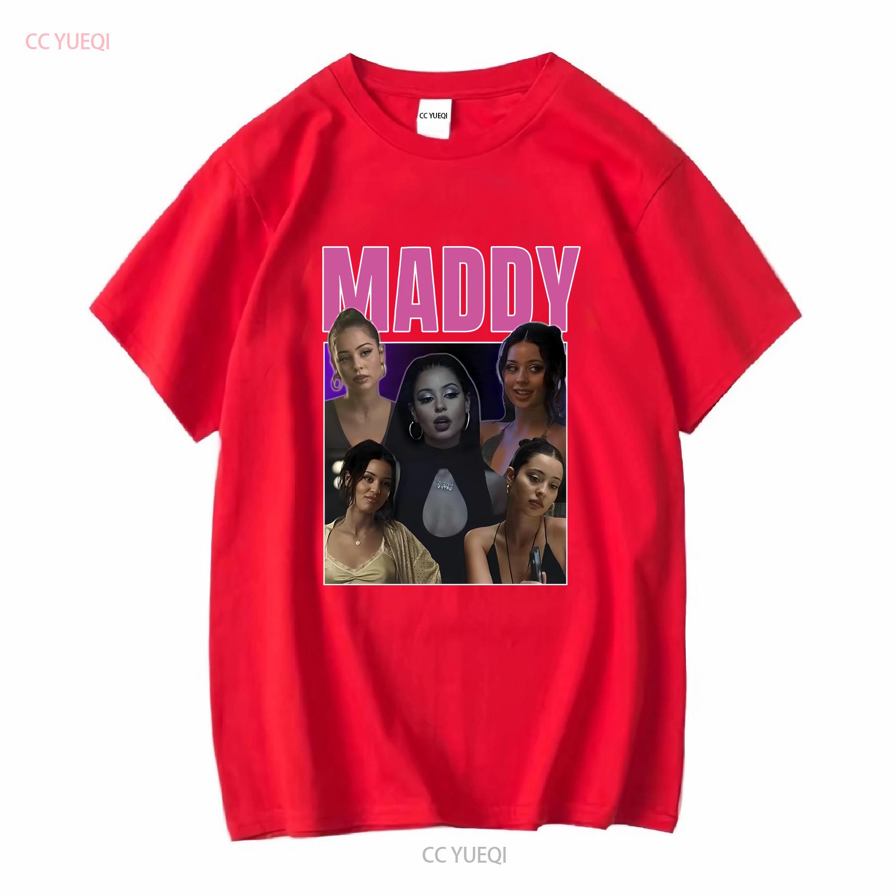 Euphoria Maddy T Shirt long or short sleeves vintage Washed designer clothes Comfortable Breathable Soft Stretched graphic S