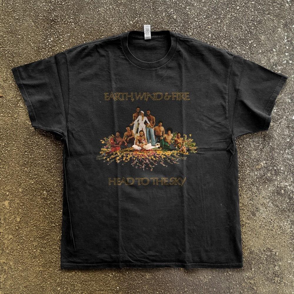

Earth Wind Fire Head Sky Basic Unisex TShirt Size S5XL Unisex T-Shirt XL