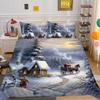 3D Christmas Printing Bed Set Cover King Size Polyester Bedding Set Boy Kid High Quality Bed Clothes