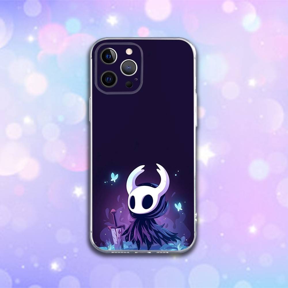 Game H-Hollow K-Knight Phone Case For iPhone 16e,16,15,14,13,12,11 Plus,Pro,Max,XR,XS,X,Plus,SE,Mini Transparent Soft Cover