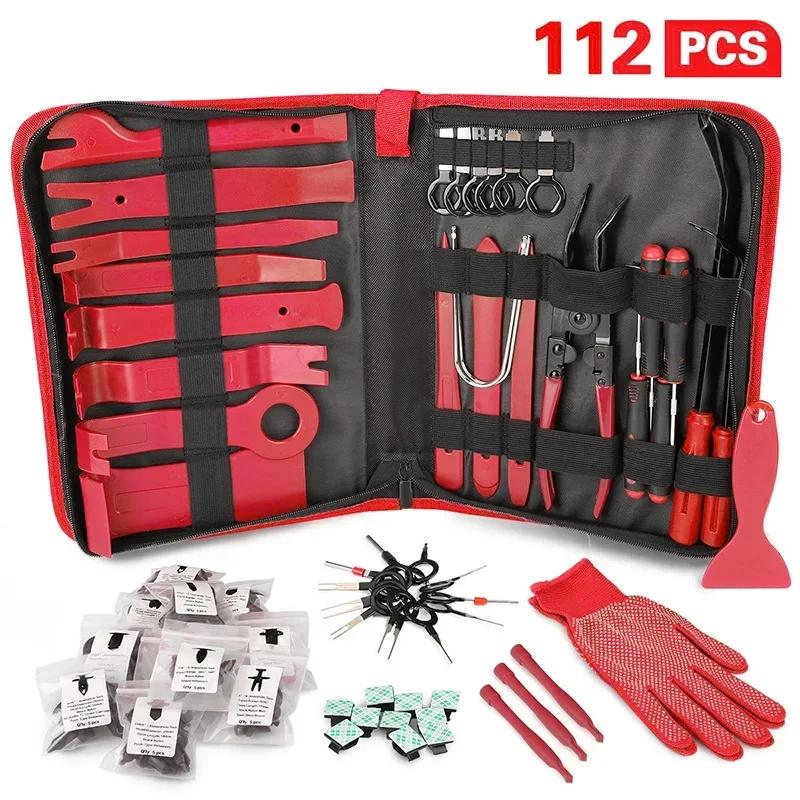 NEW 200PCS/Set Car Trim Removal Tool Pry Kit Car Panel Tool Stereo Removal Tool Kit Auto Hand-held Disassembly Tools
