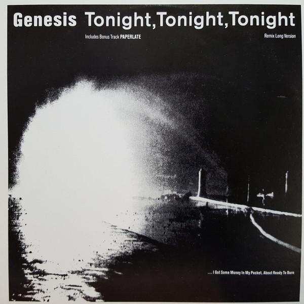 Виниловая пластинка GENESIS Tonight Tonight Tonight Remix Lo 7867220 Atlantic 1987 Канада Рок Б/у