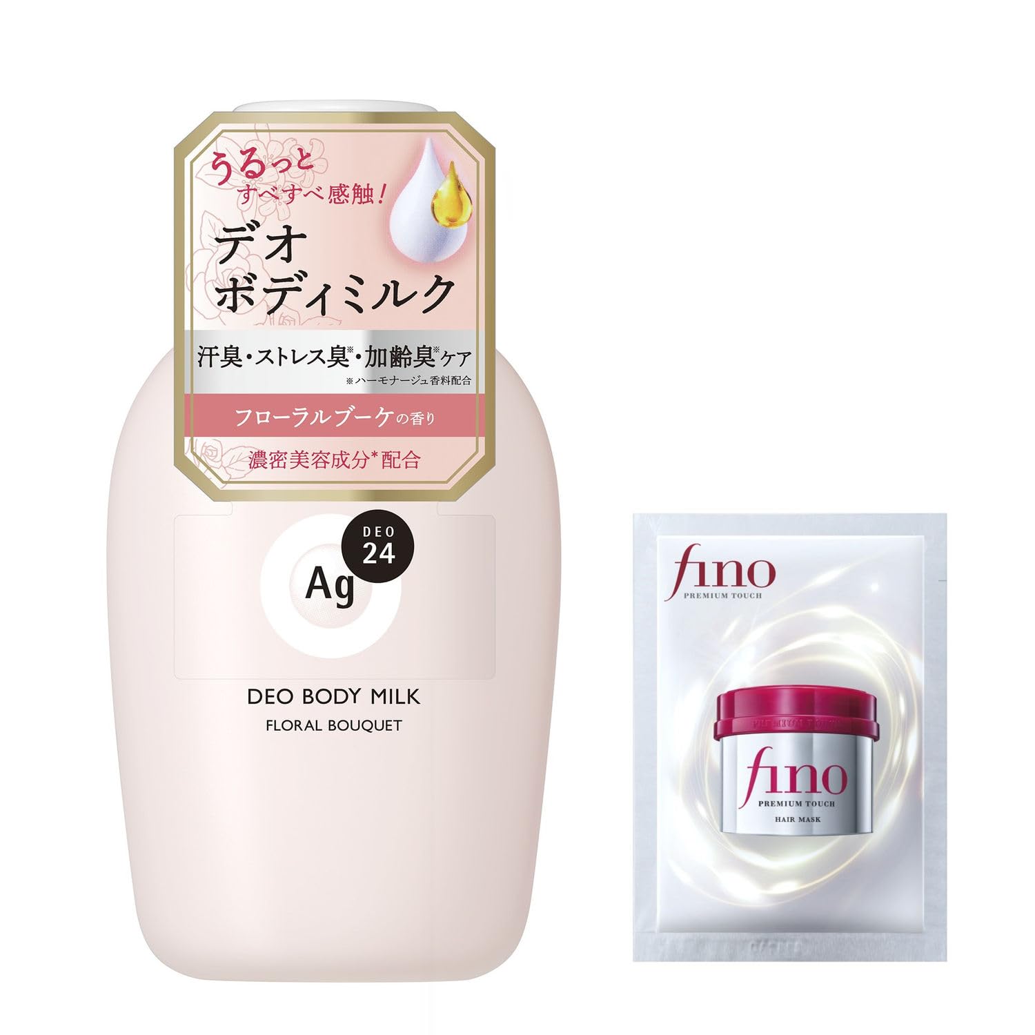 

AG Deo 24 Deodorant Body Milk Bonus and Body Odor Moisturizing [Floral Bouquet] + 180ml, Sweat, Stress, Relief,