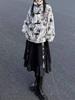 Dark Style Sheyin Faux Rabbit Fur Coat - Quirky Embroidered Stand-Up Collar for Autumn/Winter