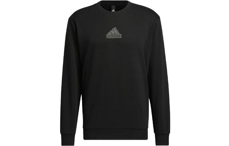 

Adidas Sweatshirts Men s Black Crew Neck Moderate Regular IP4965 XXL