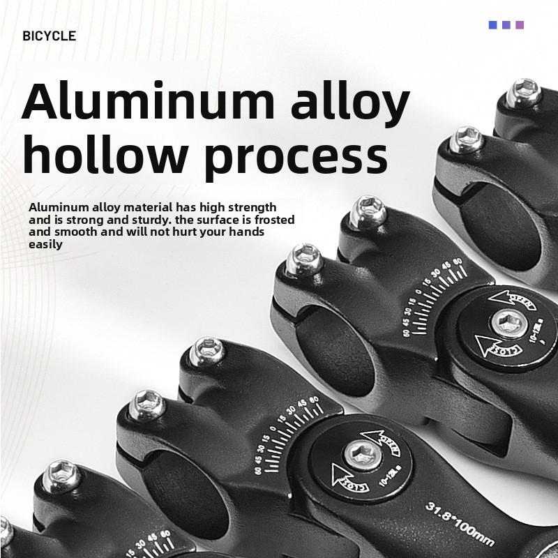 Verstellbarer Fahrrad-Erhöhungsgriff Vertikaler Aluminiumlegierungs-Vorbau Erhöhungs-Booster Variable Geschwindigkeits-Modifikationszubehör
