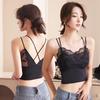 French Lace Strappy Camisole Top for Women - No Underwire, Stylish Outerwear & Inner Base Layer