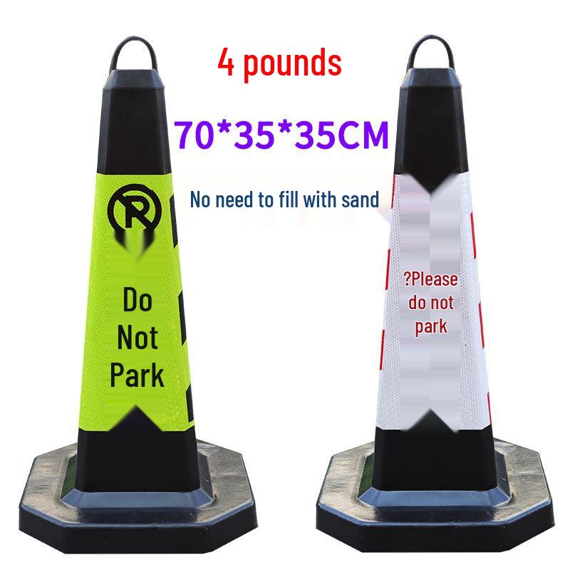 PVC Traffic Cone: 'No Parking' Barrier for Special Parking Spaces and Anti-Collision Vehicle Blocking