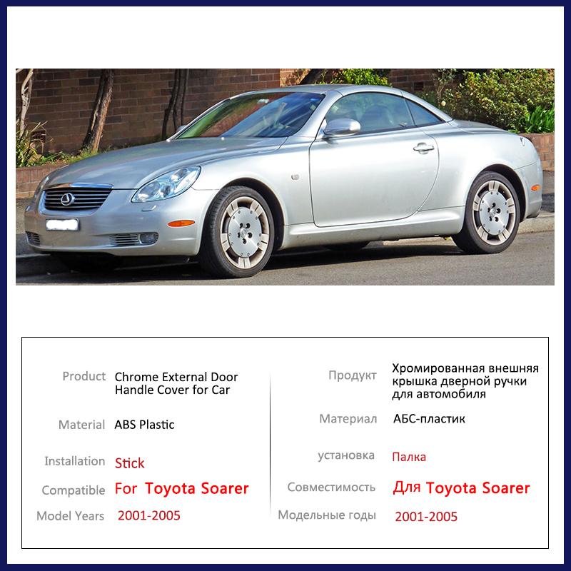 Für Toyota Soarer Z40 Lexus SC 2001 2002 2003 2004 2005 Chrom Türgriffabdeckung Autozubehör Rostfreie Aufkleber Außen