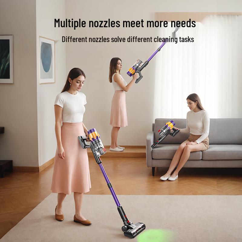 High-Power Brushless Handheld Vacuum Cleaner – 550W Multi-Function with Strong Suction for Home and Pet Hair Removal