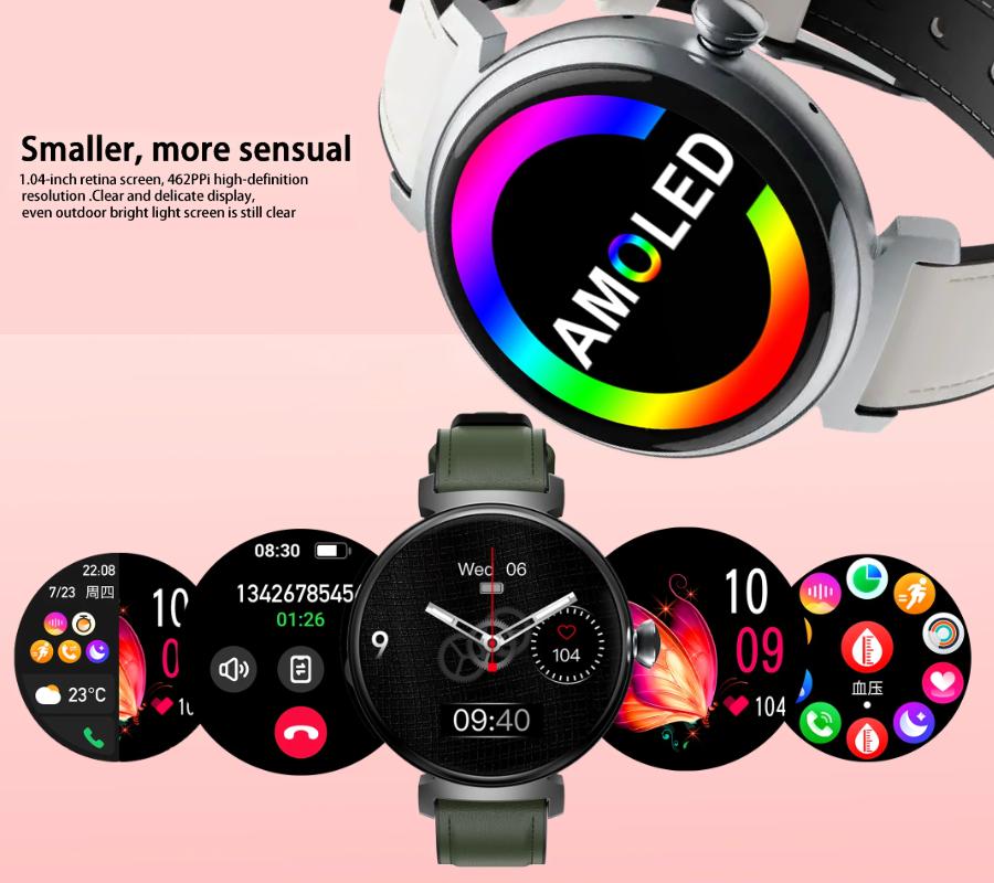 Smartwatch Rubicon Rncf21 Różowe Złoto+ Różowy Pasek