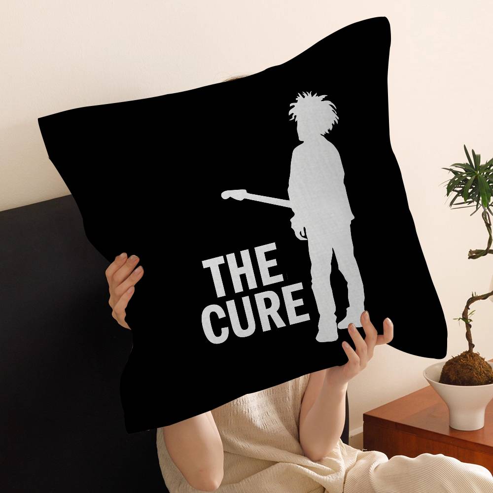 The Cure Rock Band Office Cushion Pillowcase Car Cushion CoverXCM Lumbar Pillowcase Sofa Pillowcover