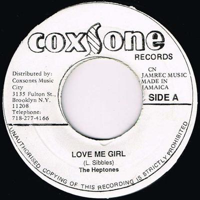 7-Zoll Schallplatte HEPTONES - Love Me Girl KEINE Coxsone Records Jamaika Reggae, Ska & Dub Gebraucht