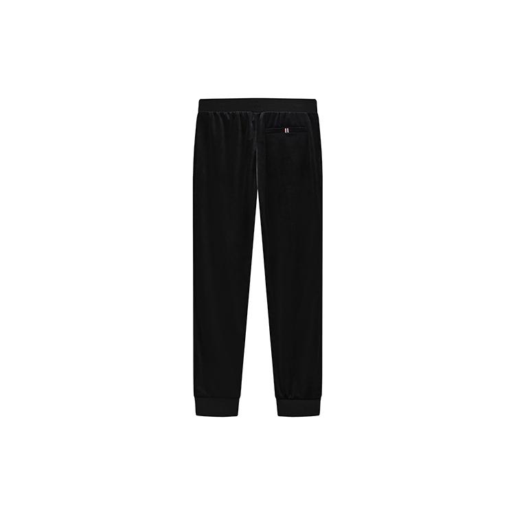 New FILA Knitted Sweatpants Women's Jet Black F11W241602F-BK