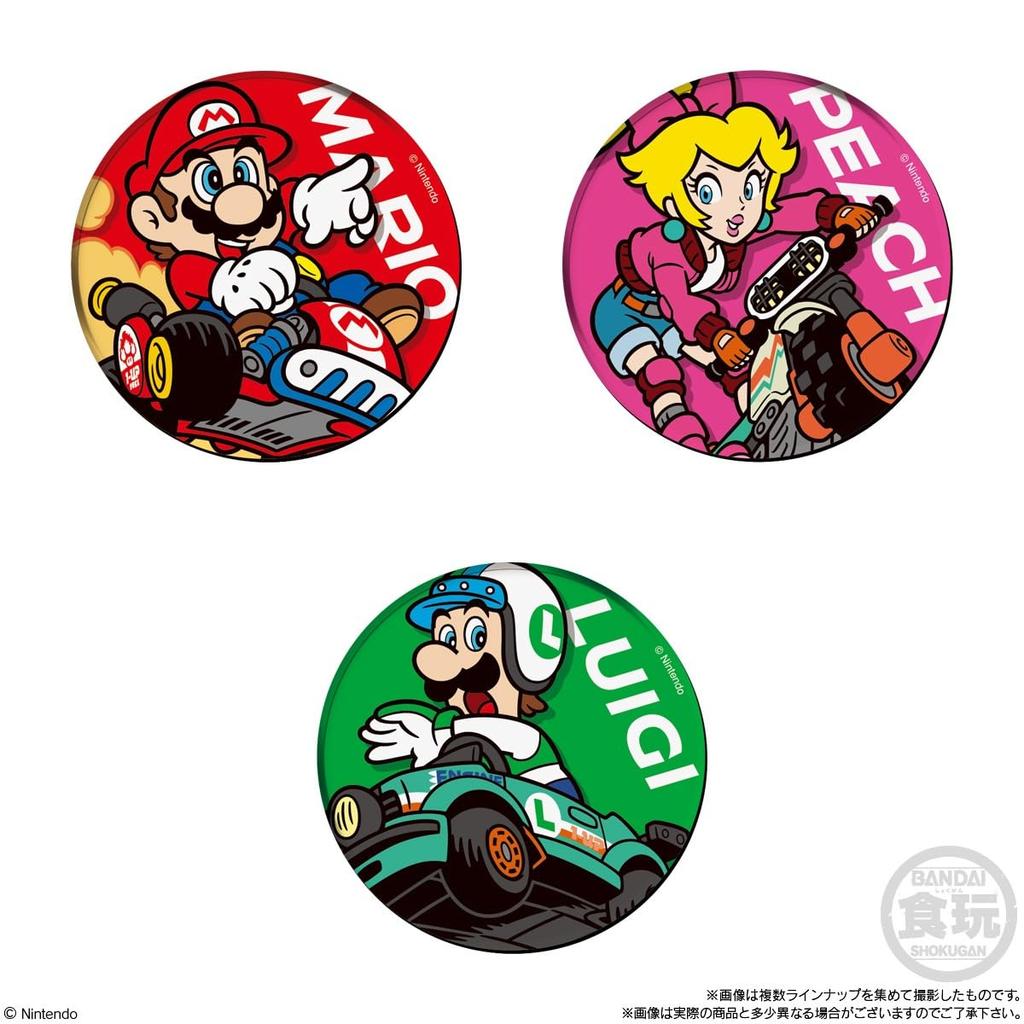 BANDAI Mario Kart World Chara Magnets Chewing Gum Candy Toys Set of (Box 14)