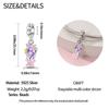 Original Charms Copper Cherry Blossom Dessert Pendant Fruit Snack Beads Fit Bracelet Women Jewelry Making Diy Gift