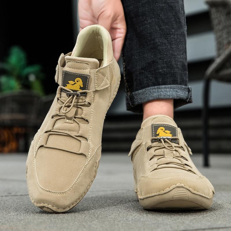 2025 New Leather Casual Shoes Sneakers for Men Outdoor Walking Loafers Shoes Comfortable Footwear Luxury Man Boots