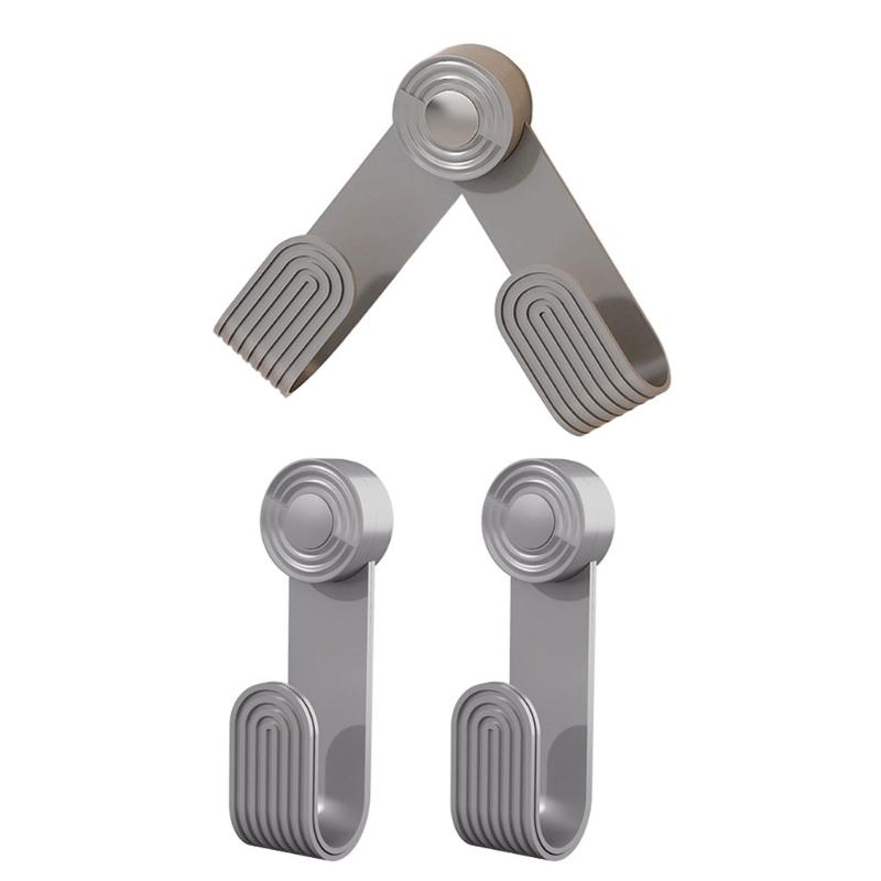 

3pcs Space Efficient Pot Lid Holders Without Drilling Easy Installation for Tidying Kitchens and Organized Space сірий колір