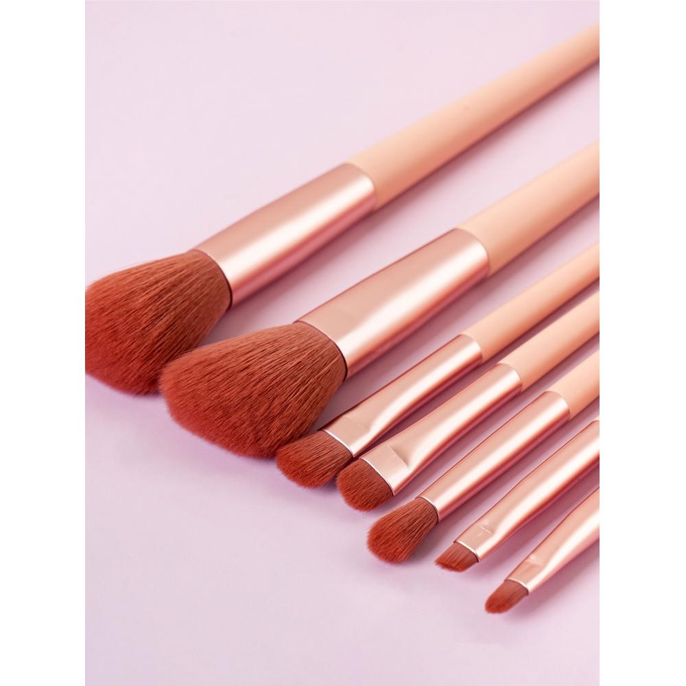 Daiso 7 Piece Makeup Brush Pouch Set