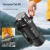 Food-Grade Thermos Flask with Tea and Water Separator - Large Capacity, Portable for Outdoor Use