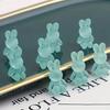 30pcs Frosted Bunny Beads Set, Assorted Colors Straight Hole Rabbit Beads For DIY Jewelry Making Bracelet, Necklace, Keychain, Bag Charm Accessories