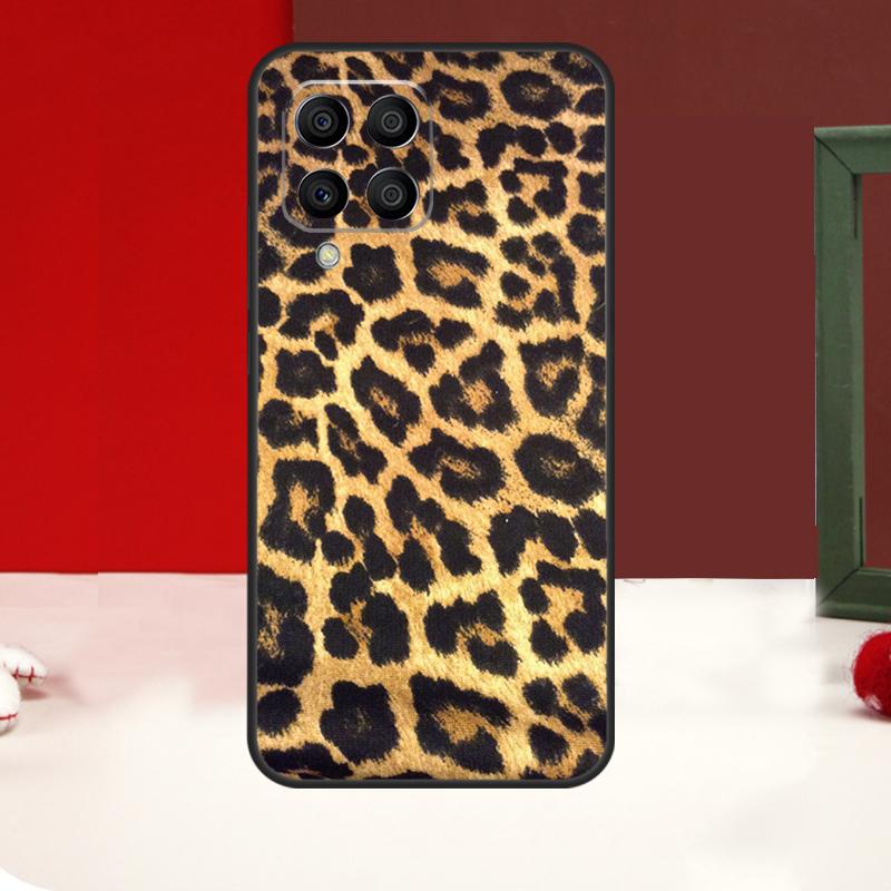 Leopard Print Case For Samsung Galaxy M52 M32 M12 M54 M34 M14 M35 M56 M06 M55 M15 M11 M13 M16 M36 M31 M53