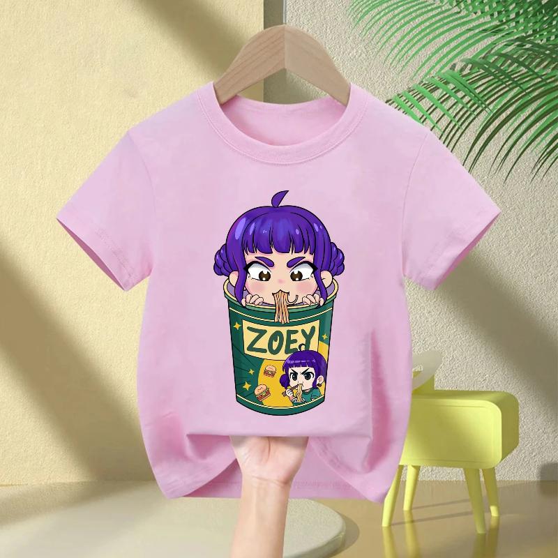 Movie Crew Neck Cartoon Girls Boys Tee Kids Girls Parent-Child T-shirt Fashion Casual Tops Casual Baby Clothes
