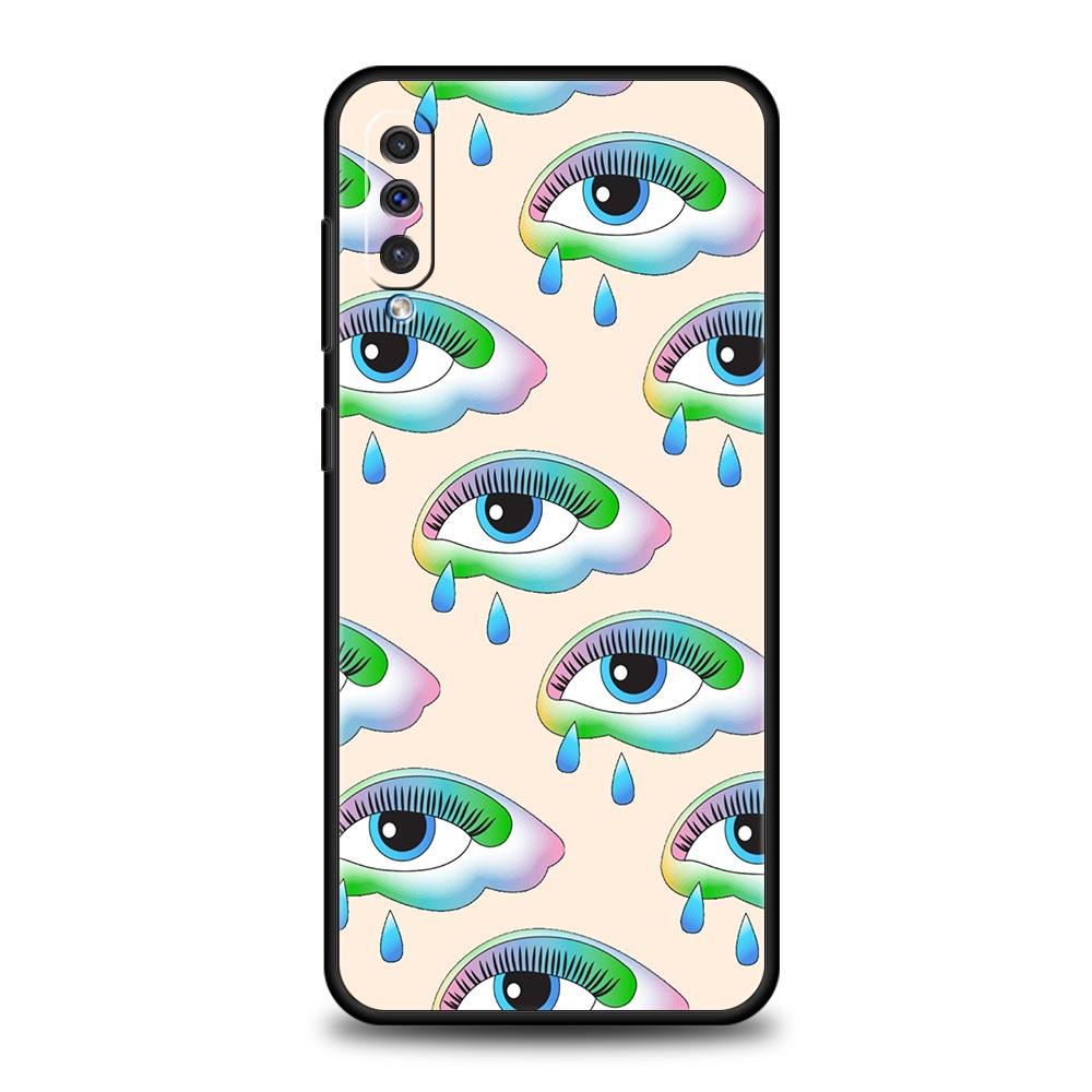

Fashion Eyelashes Eyes Phone Case for Samsung Galaxy A56 A36 A26 A16 A34 A24 A42 A22 A20 A12 A40 A30 A10 5G Soft TPU Cover Shell Samsung A06