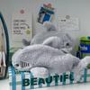 Big Shark Cartoon Pencil Bag Open Mouth Fluffy Pencil Bag Plush Pencil Bag  Stationery