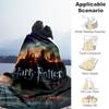 1 Stück Harry Potter Heiligtümer des Todes Outdoor Flanell Überwurfdecke Ganzjahres Weiche Wärme, Heimdekoration 1031222